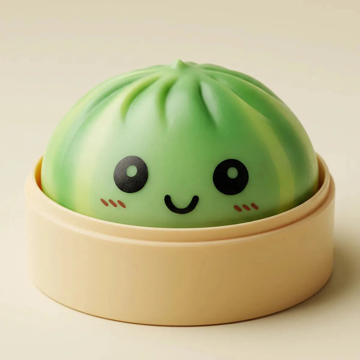 Swirl Green Tie Dye Dumpling Squishy