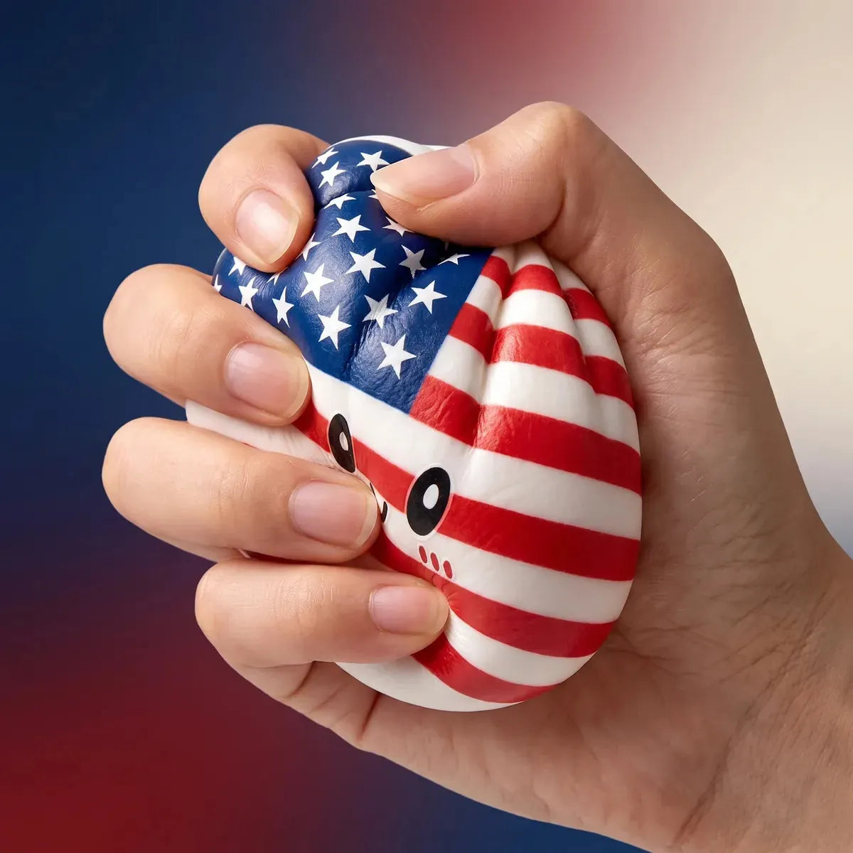 Liberty Patriotic 4th July Dumpling Squishy