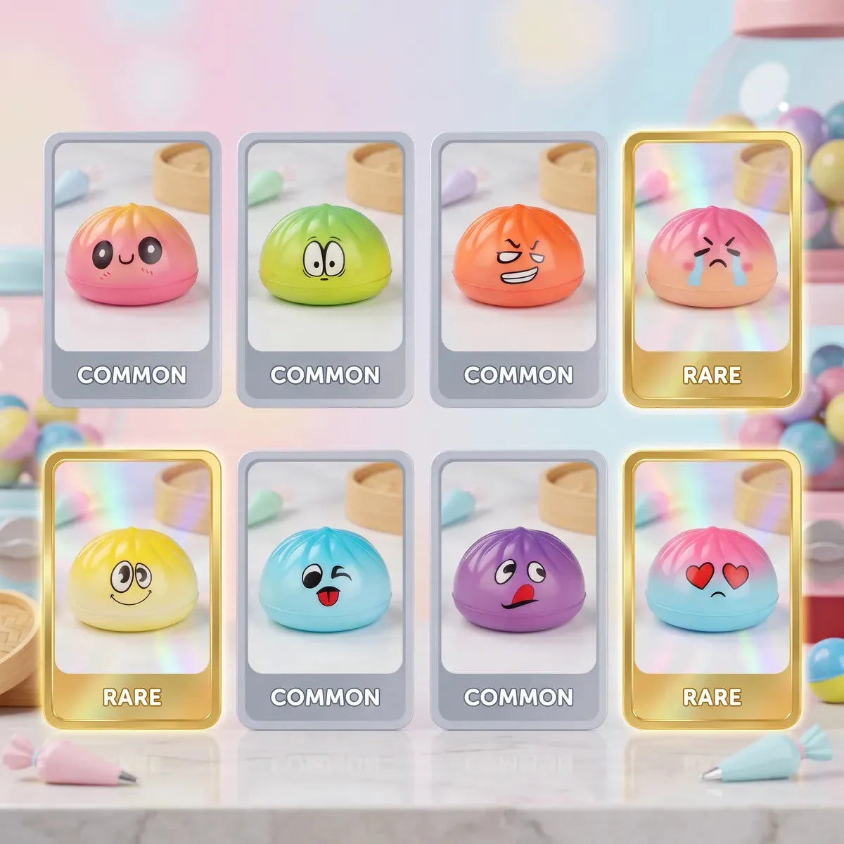 Kawaii Mini Dumpling Squishy Toy