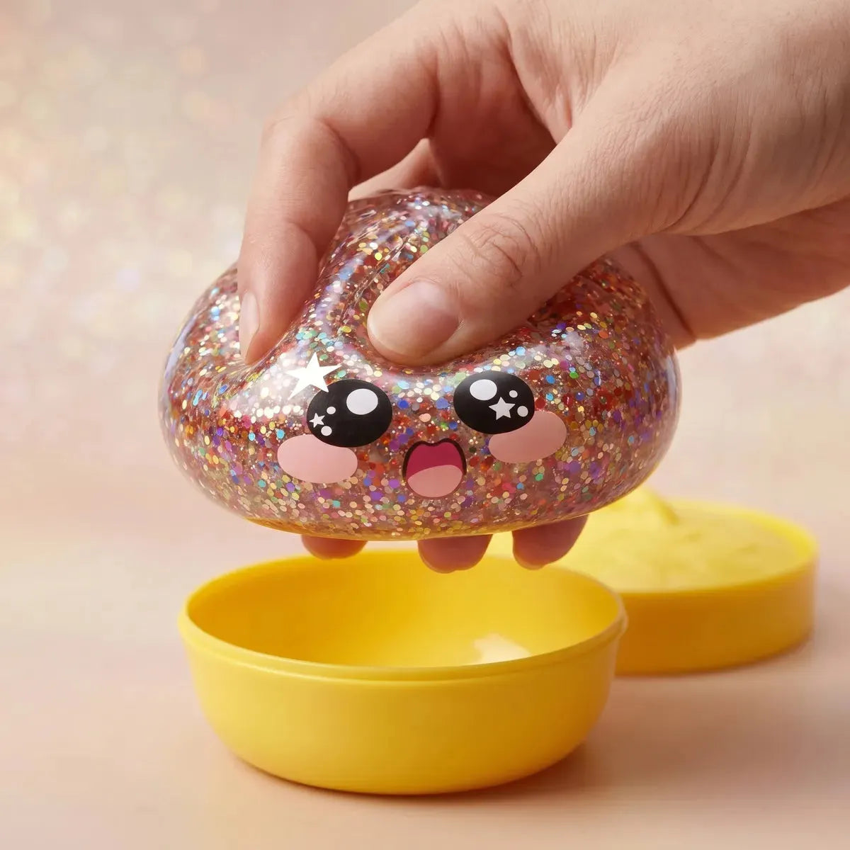 Kawaii Pink Galaxy Dumpling Squishy