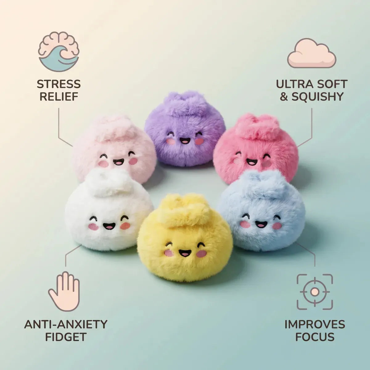 Cuddly Stuffed Animals Dumpling Squishy Mystery