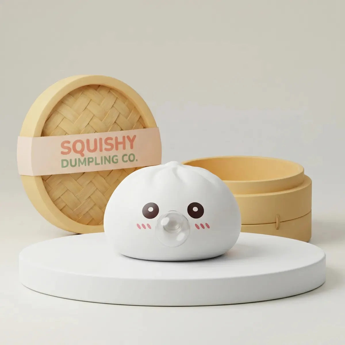 Cloud White Blow Dumpling Squishy