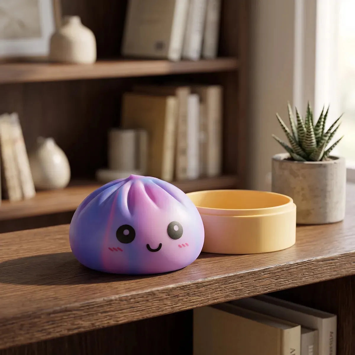 Dreamy Purple Tie Dye Dumpling Squishy