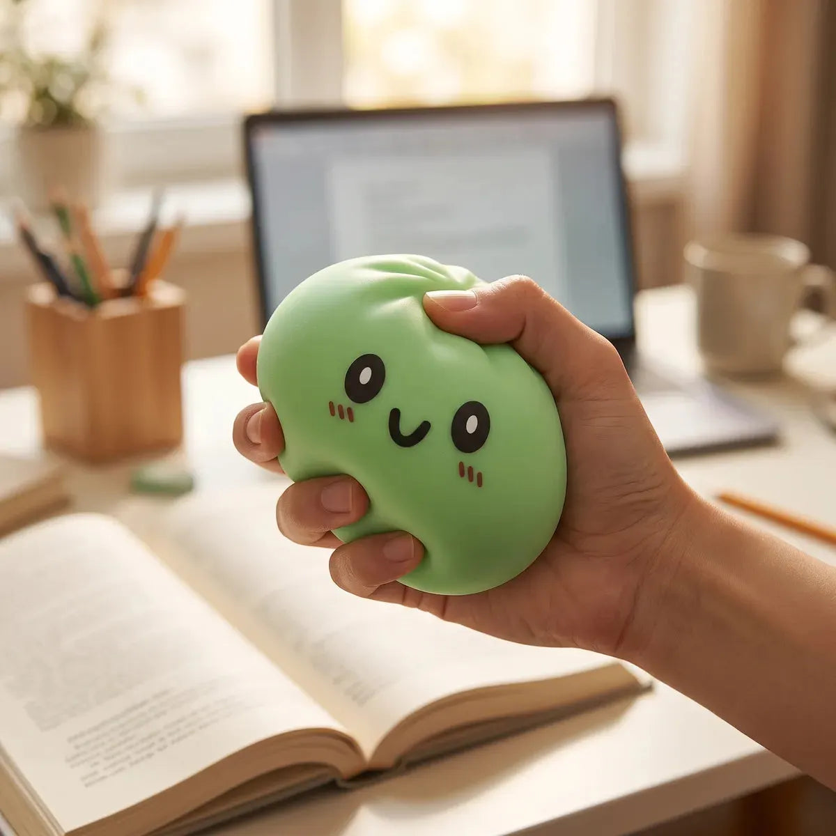 Jumbo Large Green Dumpling Squishy