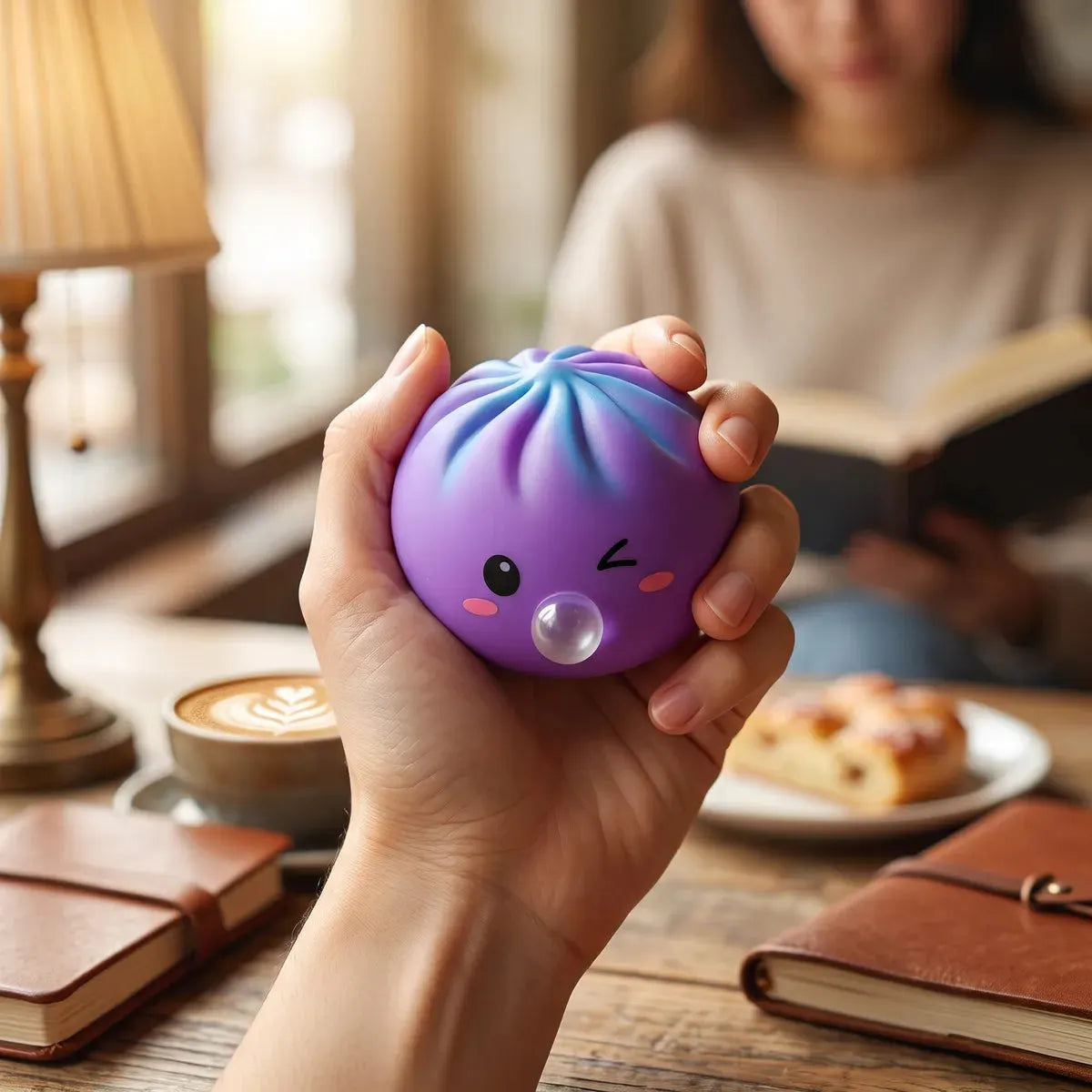 Cosmic Purple Rare Blow Dumpling Squishy