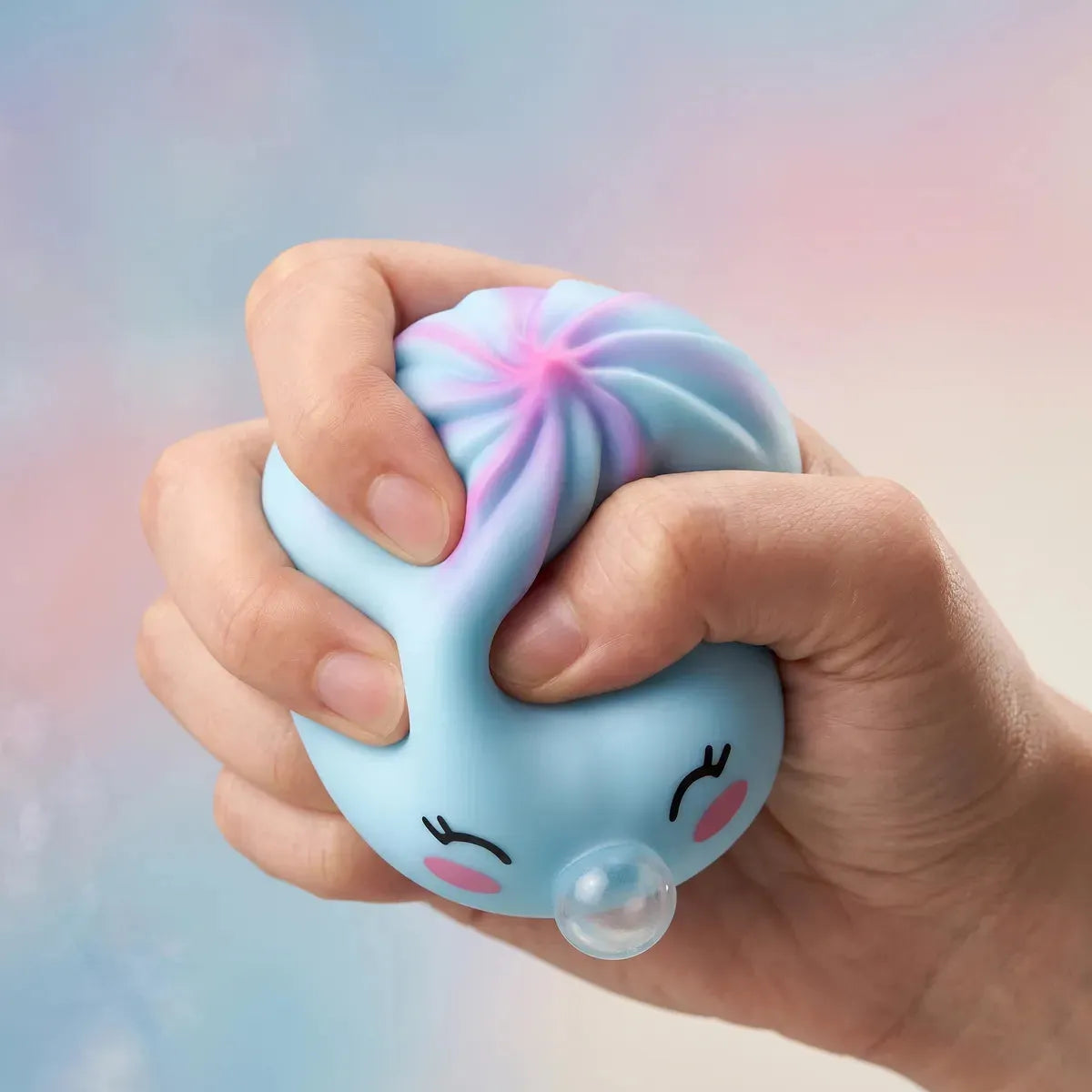 Frost Blue Rare Blow Dumpling Squishy