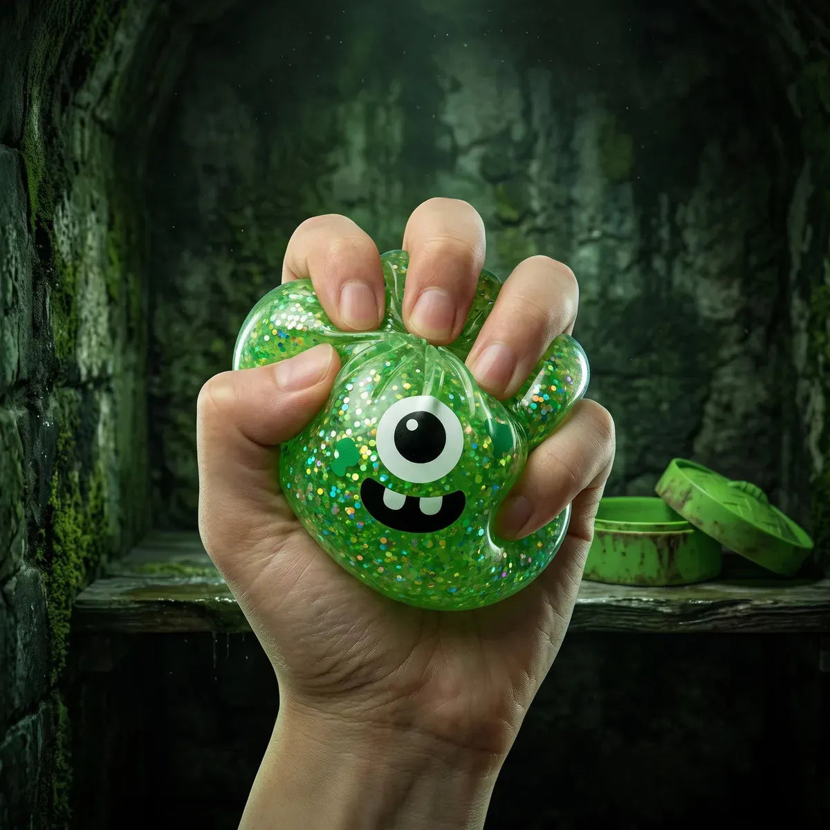 Slimy Monster Halloween Dumpling Squishy