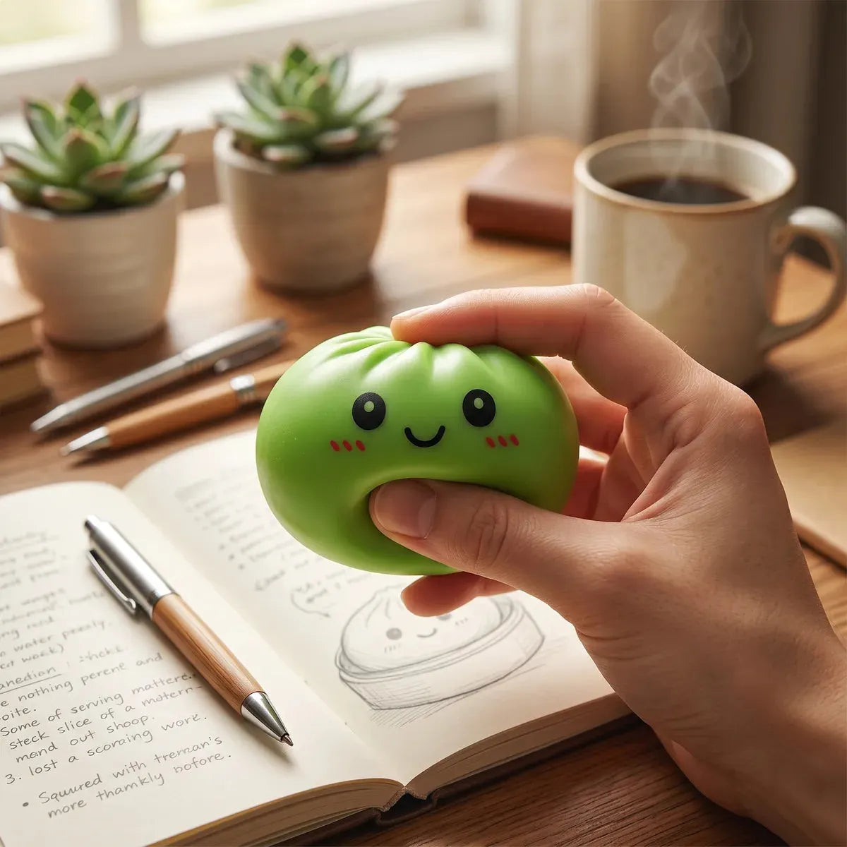 Matcha Green Dumpling Squishy