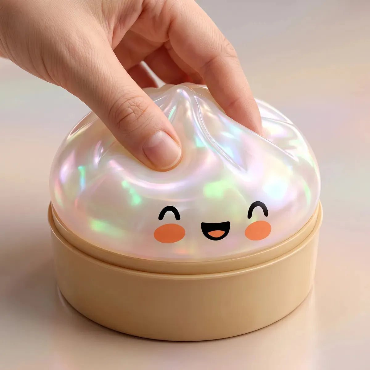 Cloud White Unique Dumpling Squishy