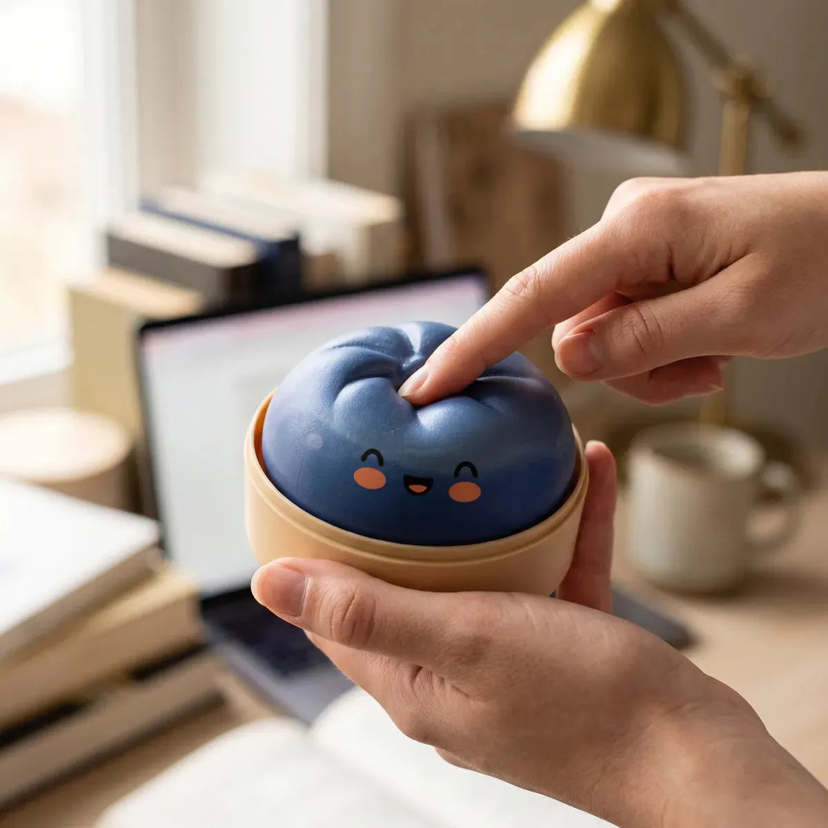 Midnight Navy Blue Dumpling Squishy