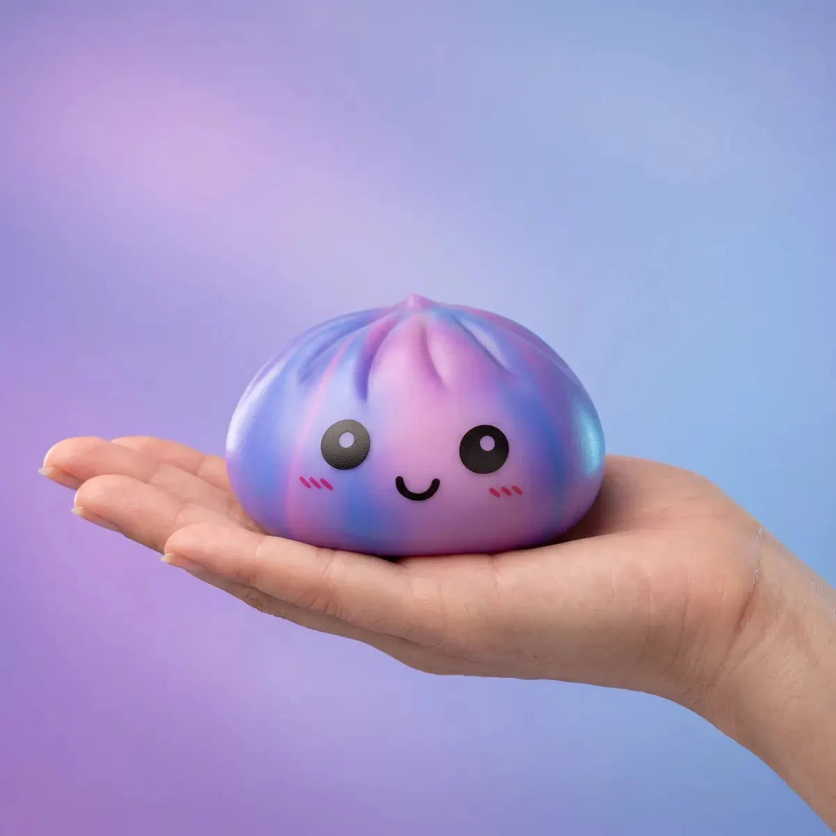 Dreamy Purple Tie Dye Dumpling Squishy