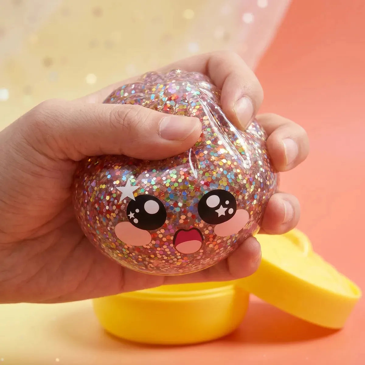 Kawaii Pink Galaxy Dumpling Squishy