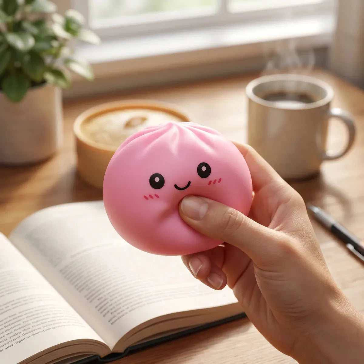 Blossom Pink Dumplings Squishy