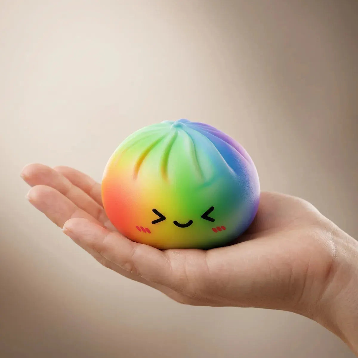 Prism Rainbow Color Dumpling Squishy
