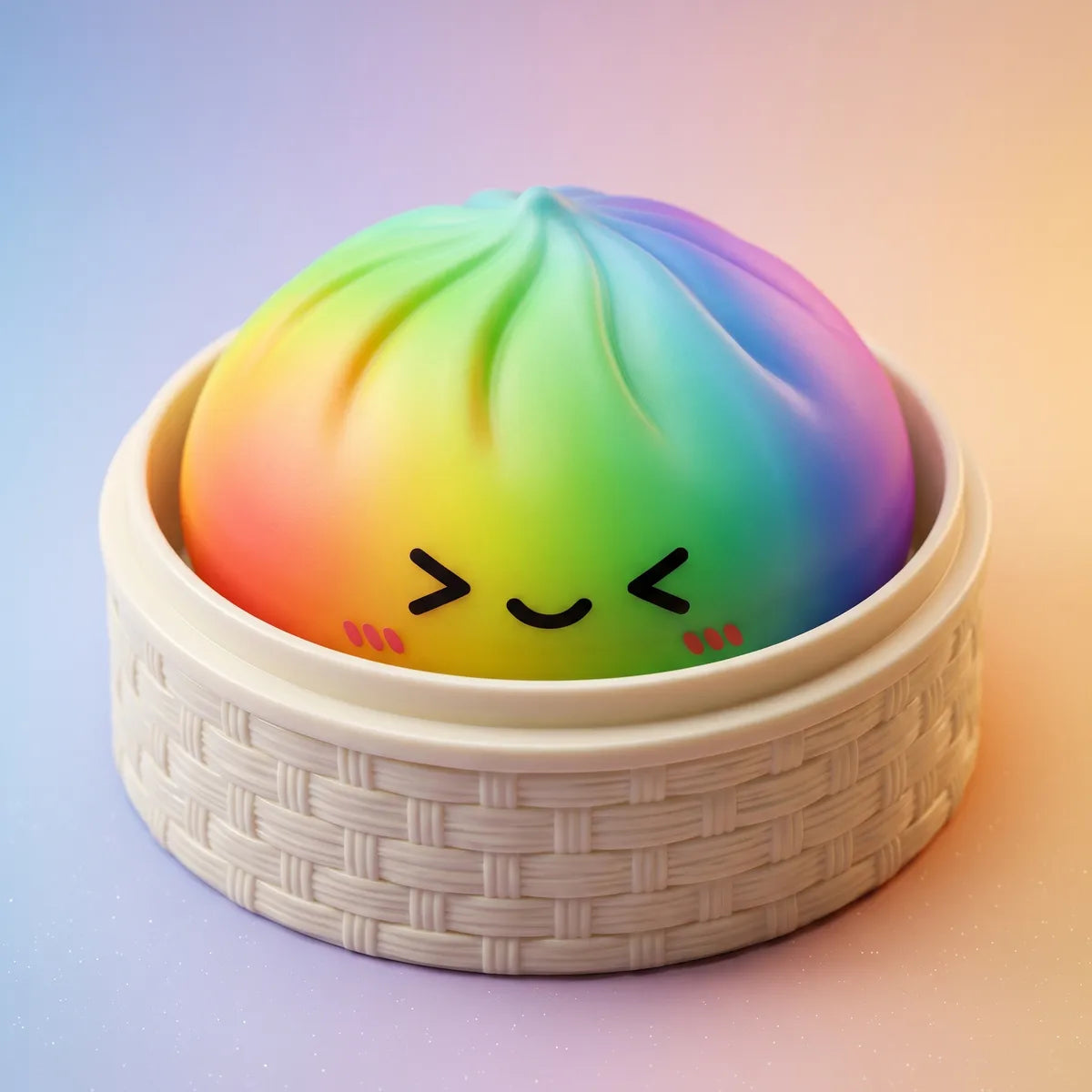 Prism Rainbow Color Dumpling Squishy