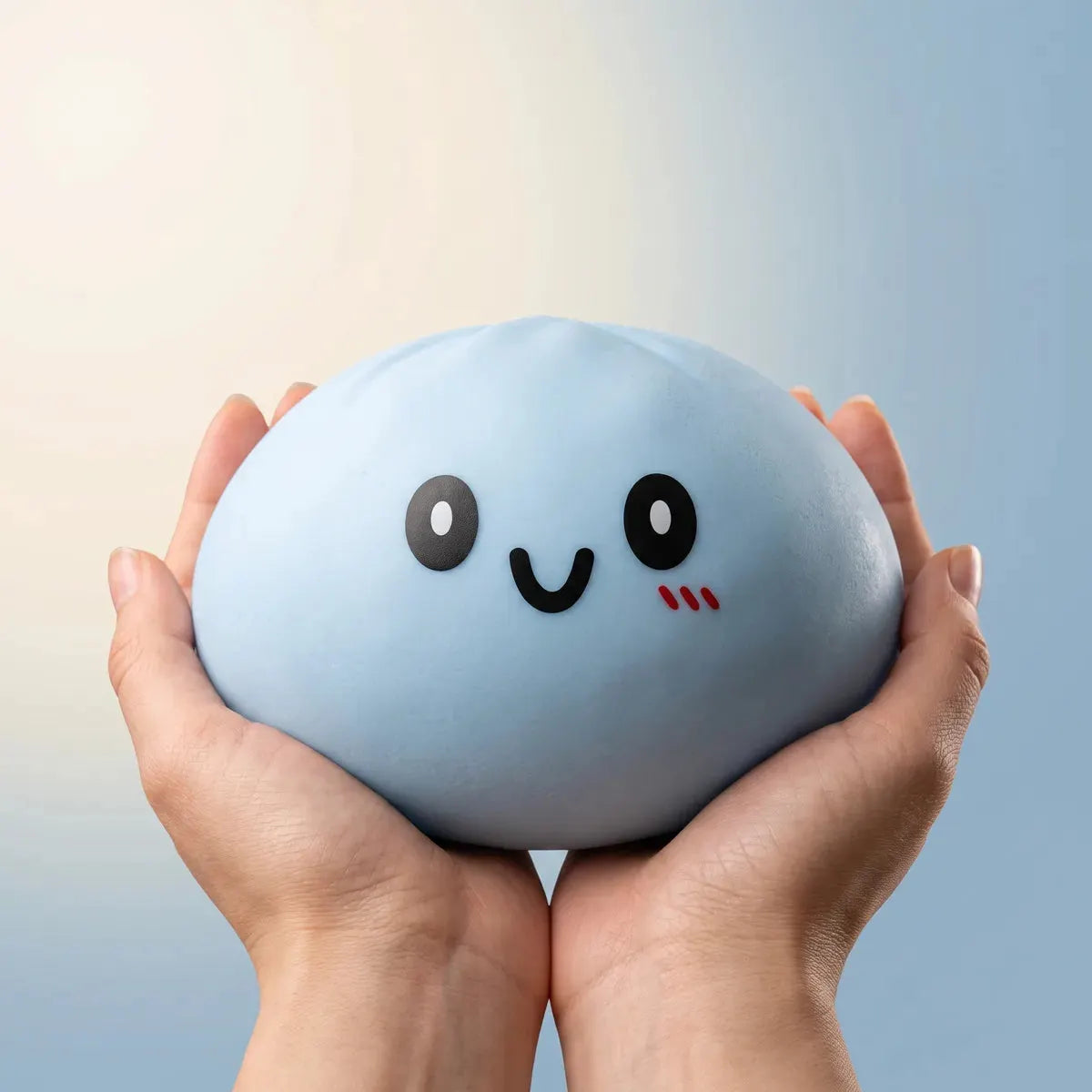 Jumbo Large Blue Dumpling Squishy