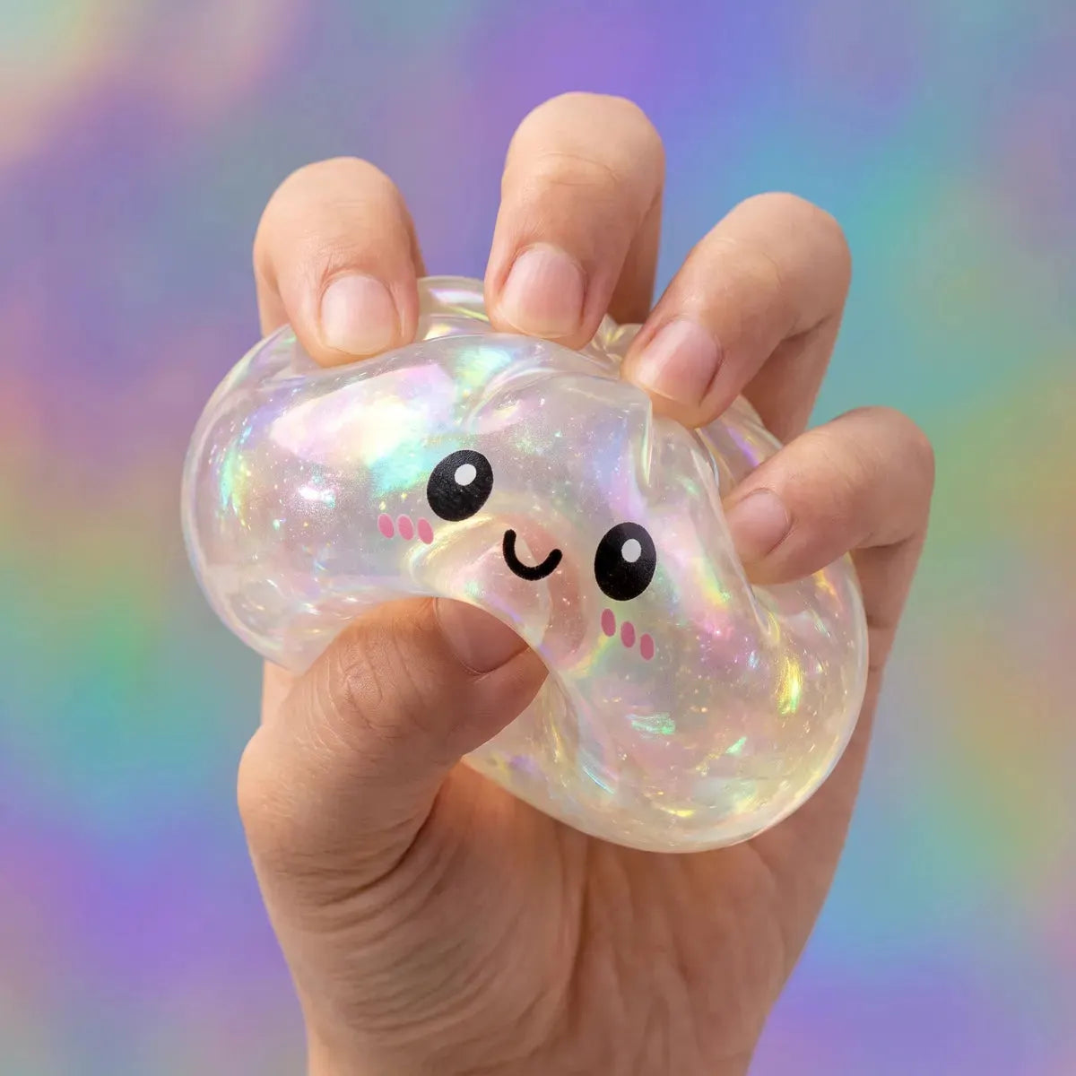 Iridescent Holographic Dumpling Squishy