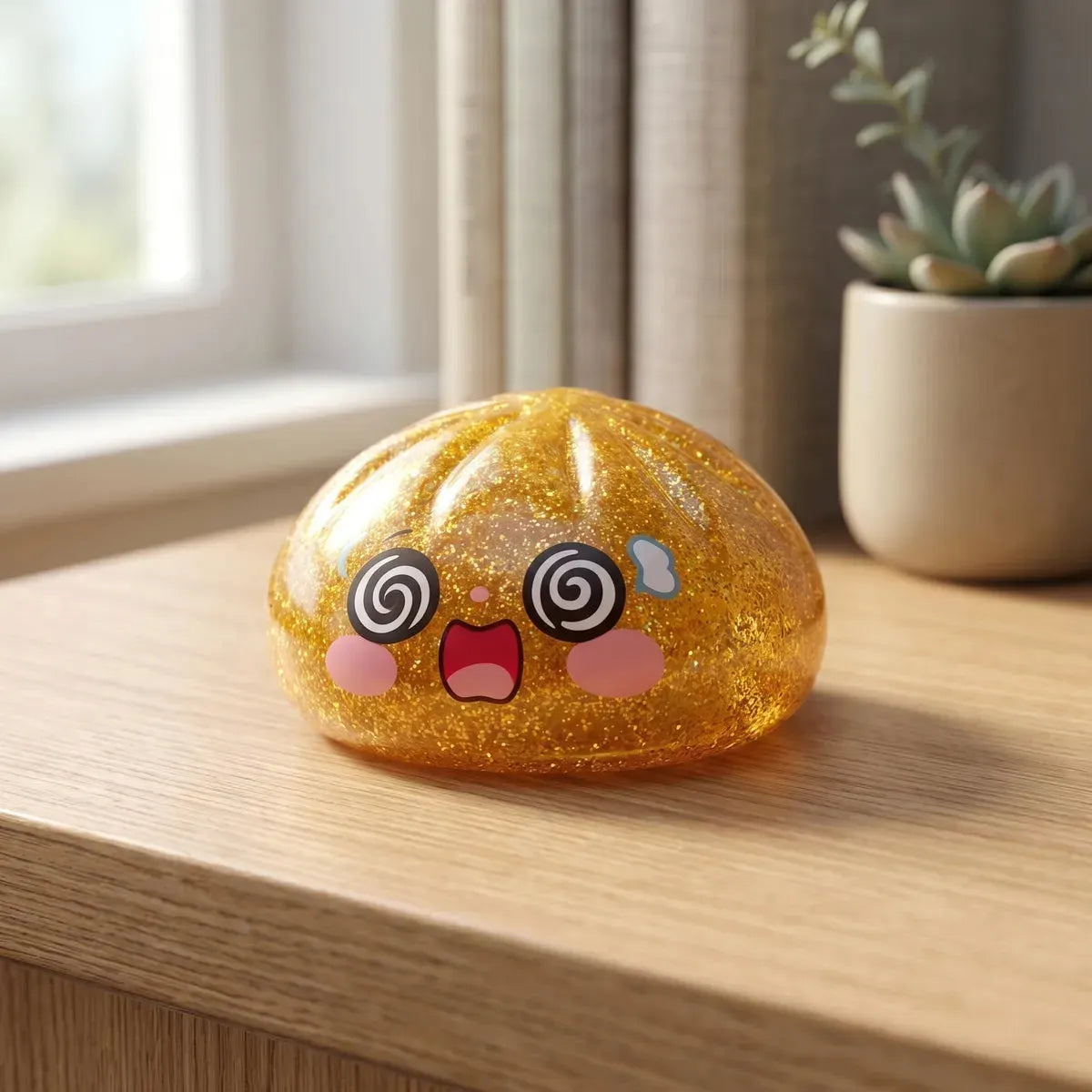 Lucky Golden Dumpling Squishy
