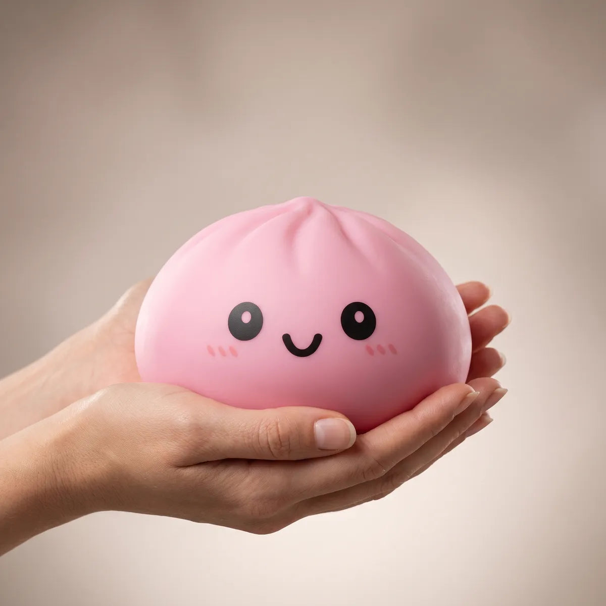 Jumbo Large Pink Dumpling Squishy