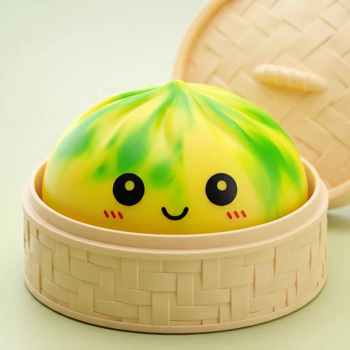 Zesty Yellow Tie Dye Dumpling Squishy