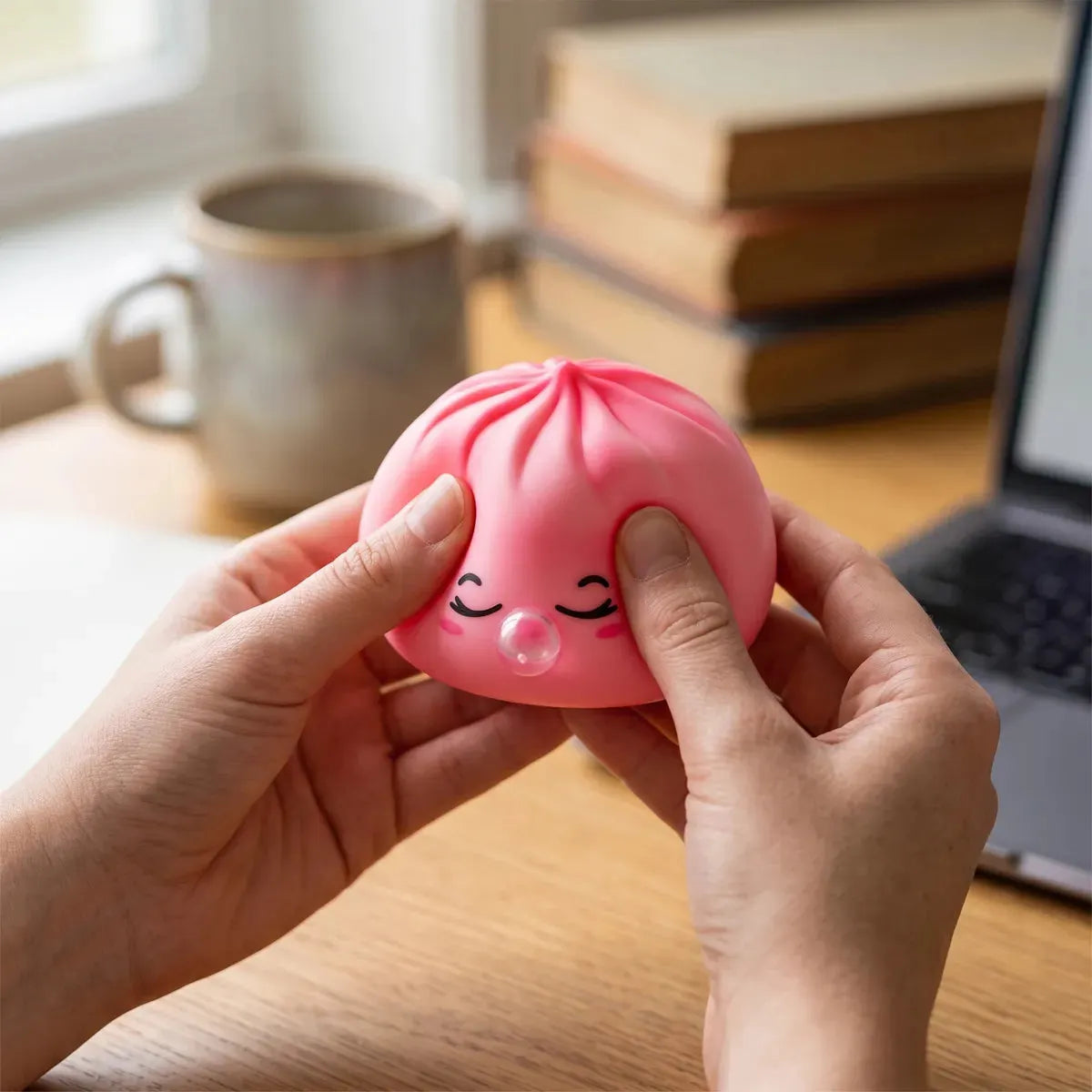 Blossom Pink Rare Blow Dumpling Squishy