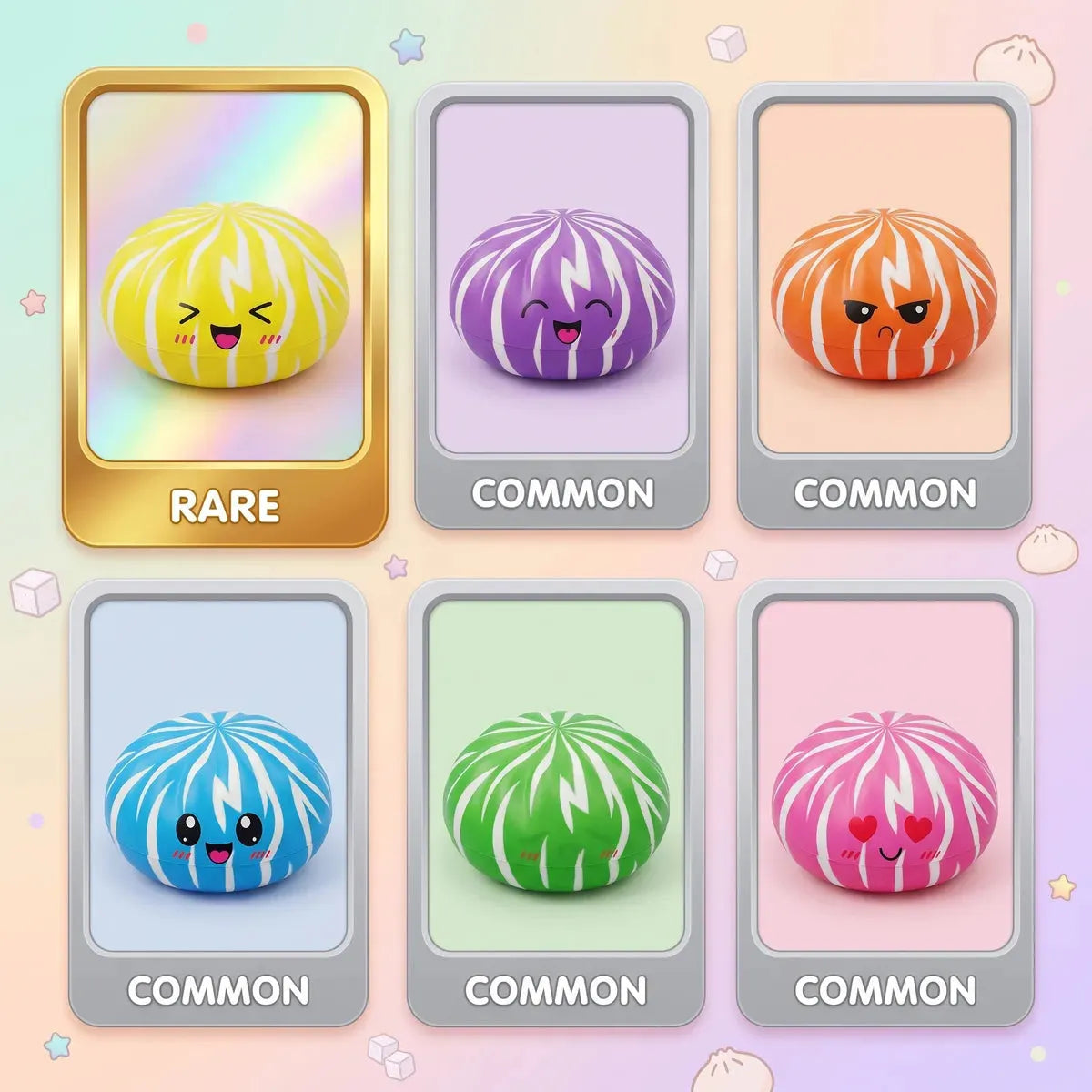 Fluffy Dumpling Squishy Bun Mystery Toy