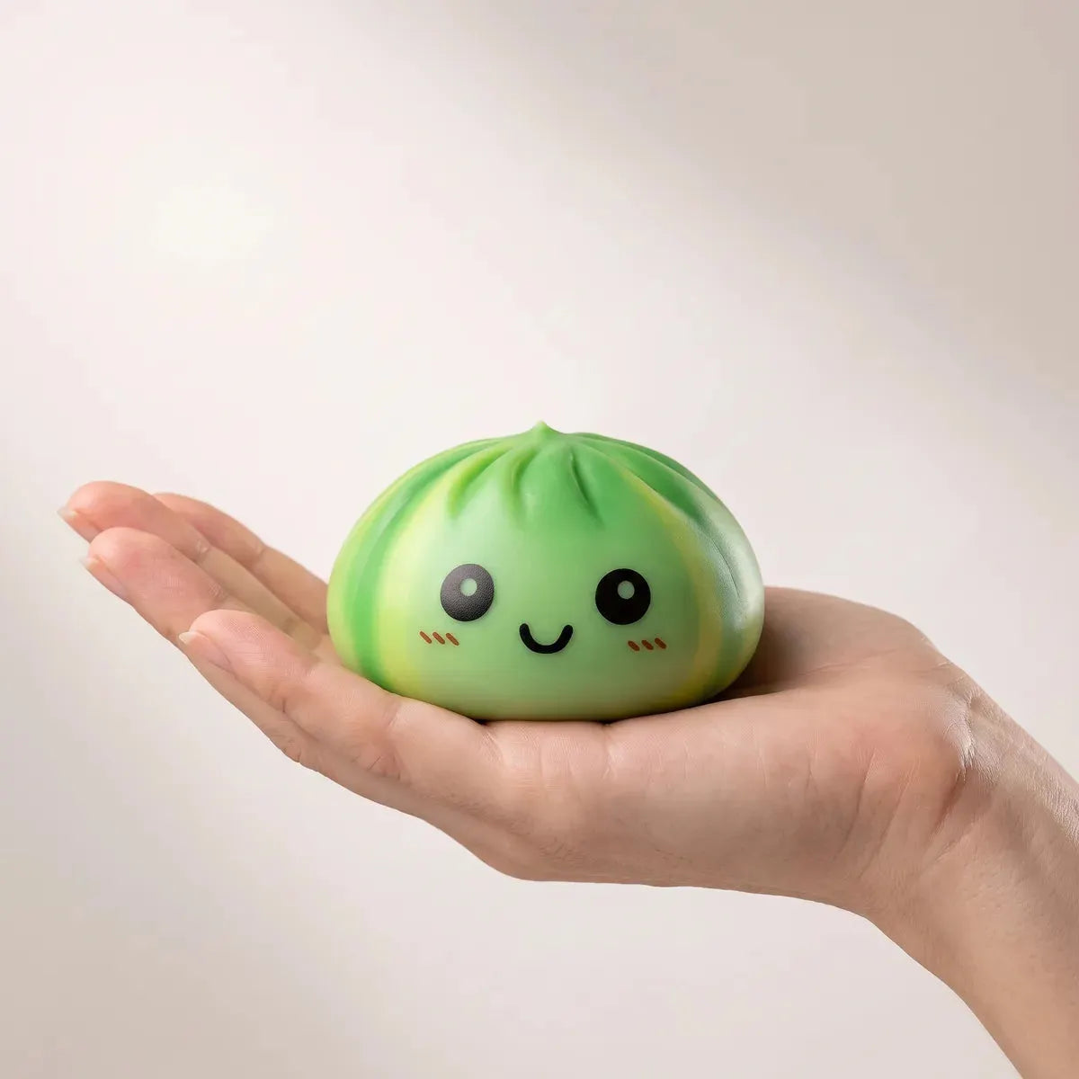 Swirl Green Tie Dye Dumpling Squishy
