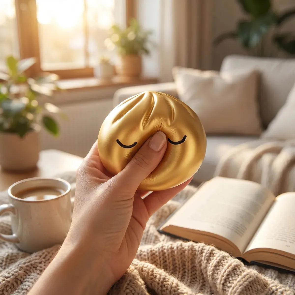 Treasure Rare Gold Dumpling Squishy