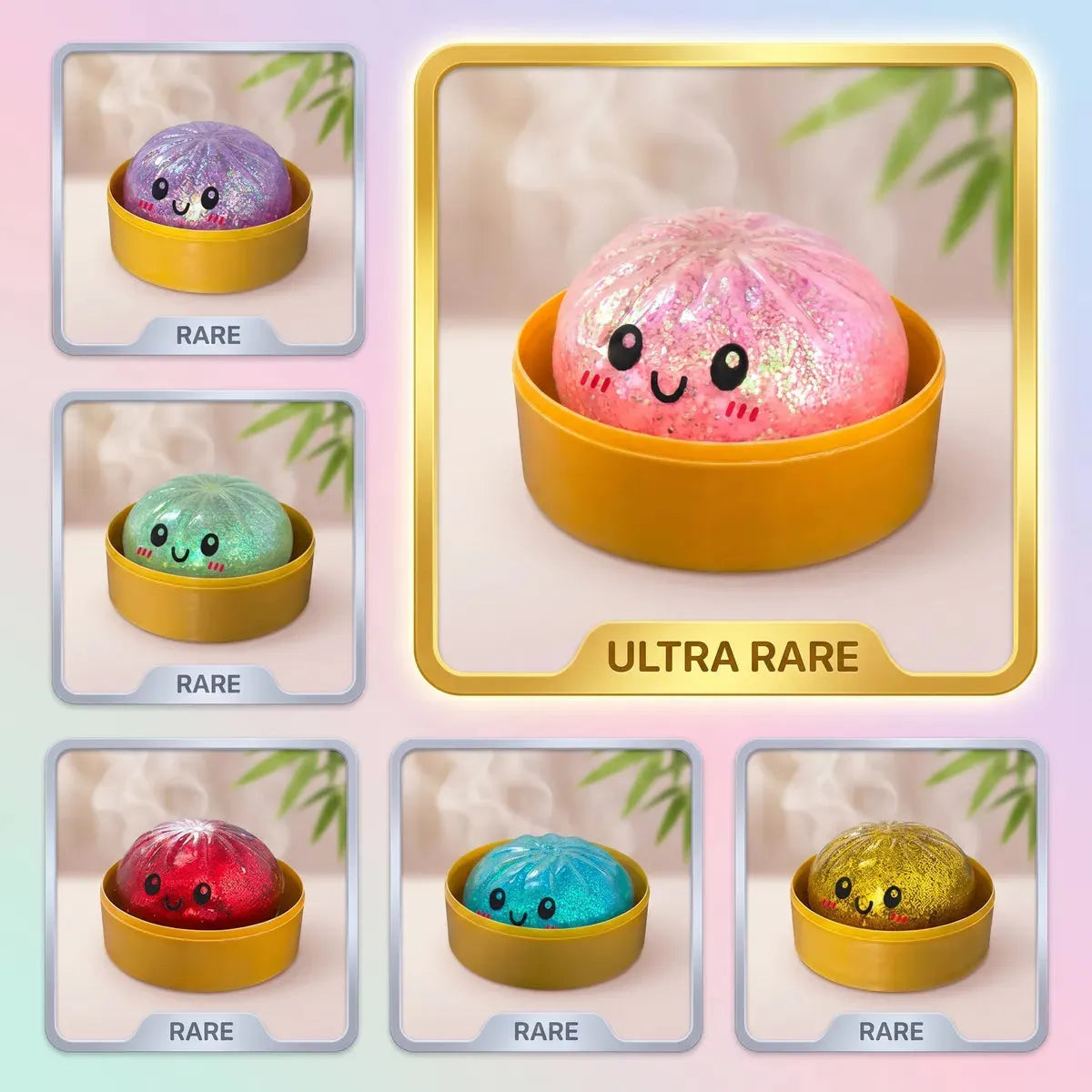 Sparkle Mystery Dumplings Squishy Glitter