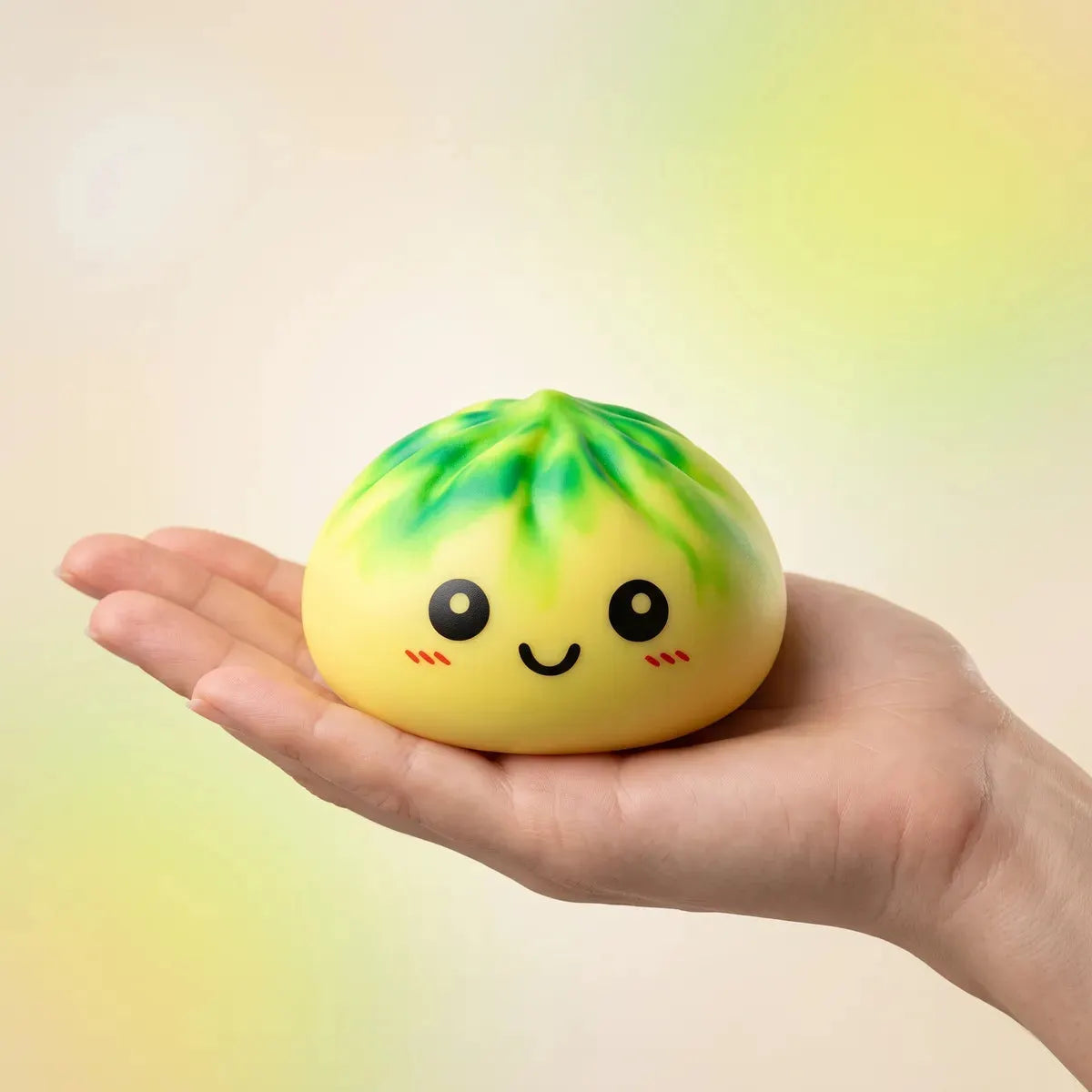 Zesty Yellow Tie Dye Dumpling Squishy
