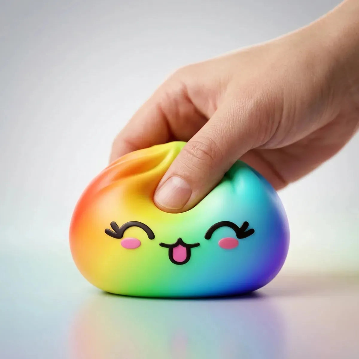 Colorful Rare Rainbow Dumpling Squishy