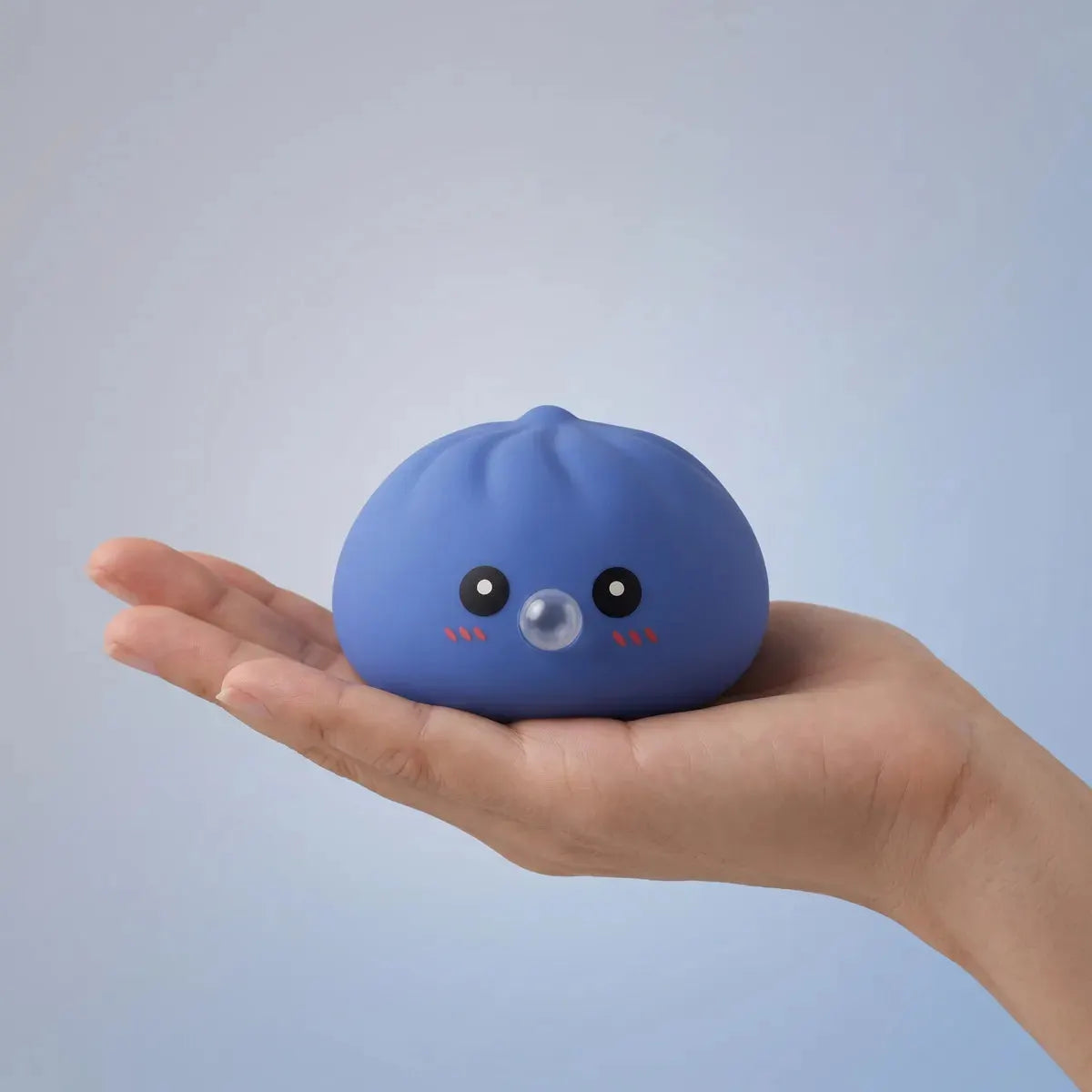 Puffy Purple Blow Dumpling Squishy