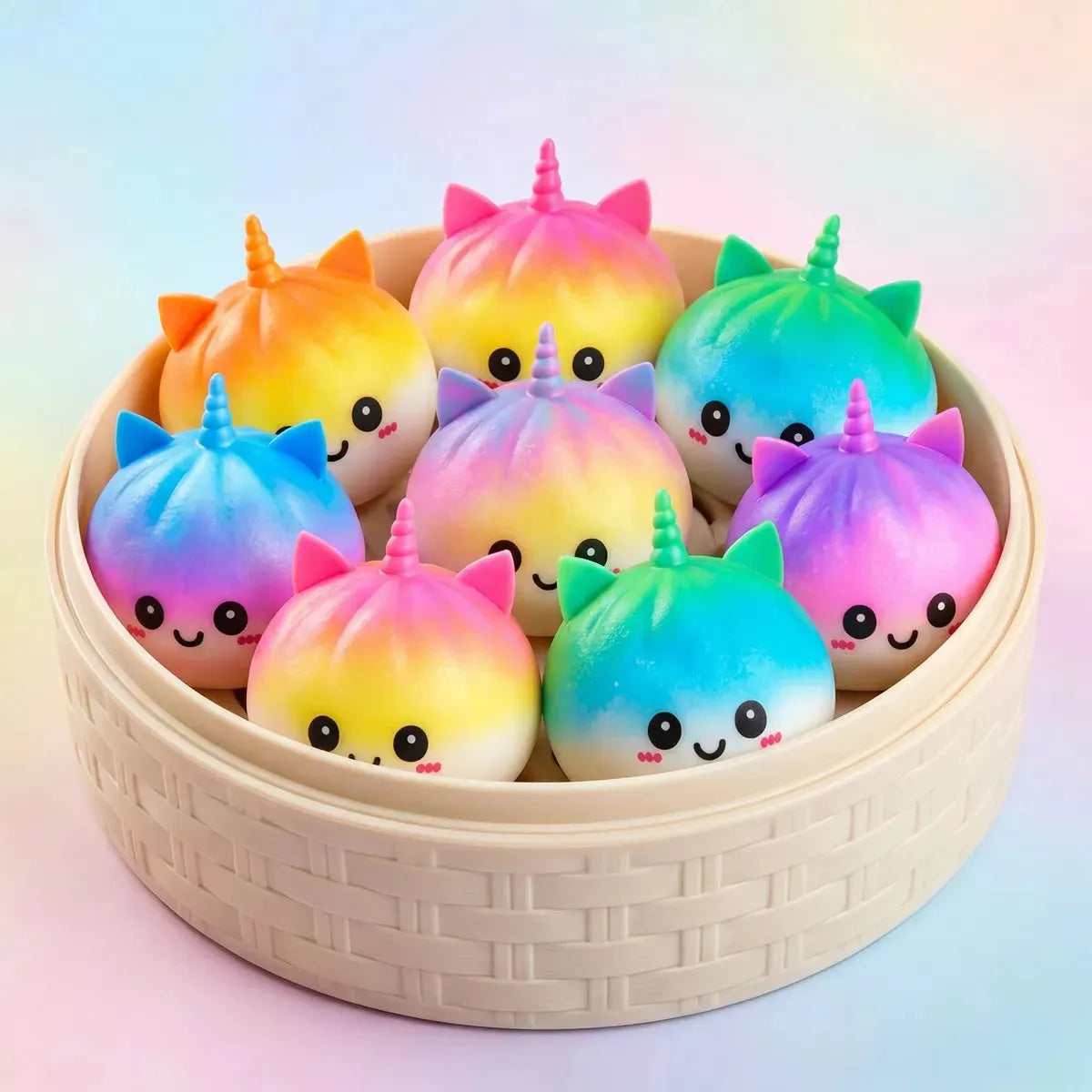 Magical Jumbo Unicorn Rainbow Squishy Dumplings