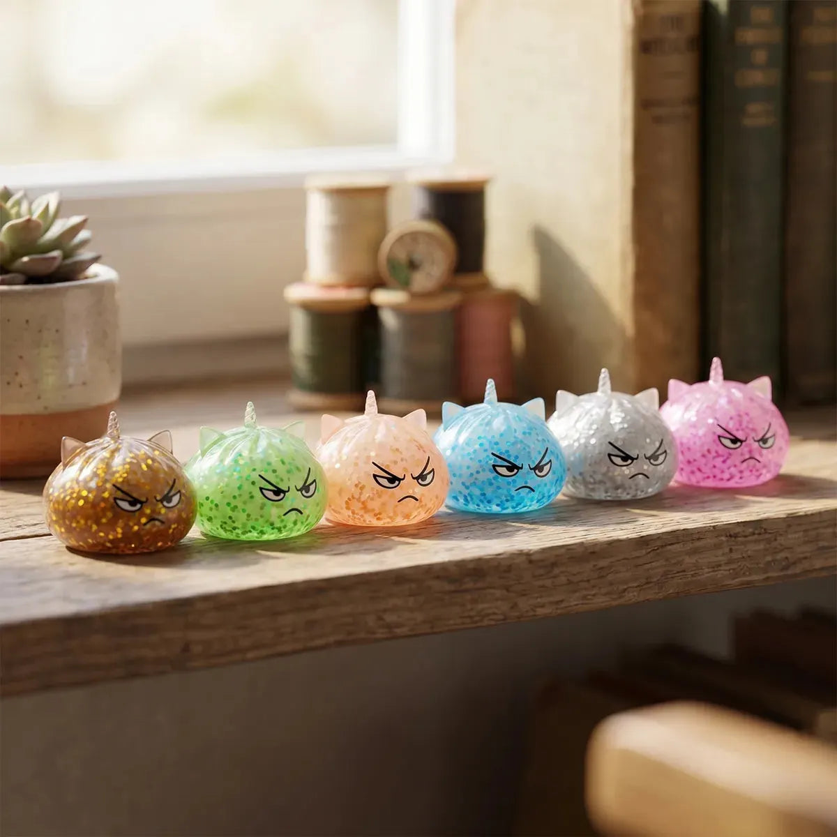 Magical Mystery Dumpling Squishy Rare Unicorn Glitter