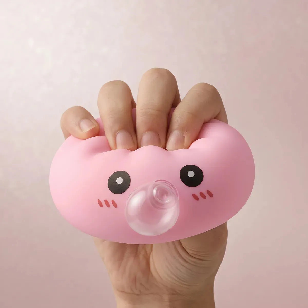 Plump Pink Blow Dumpling Squishy