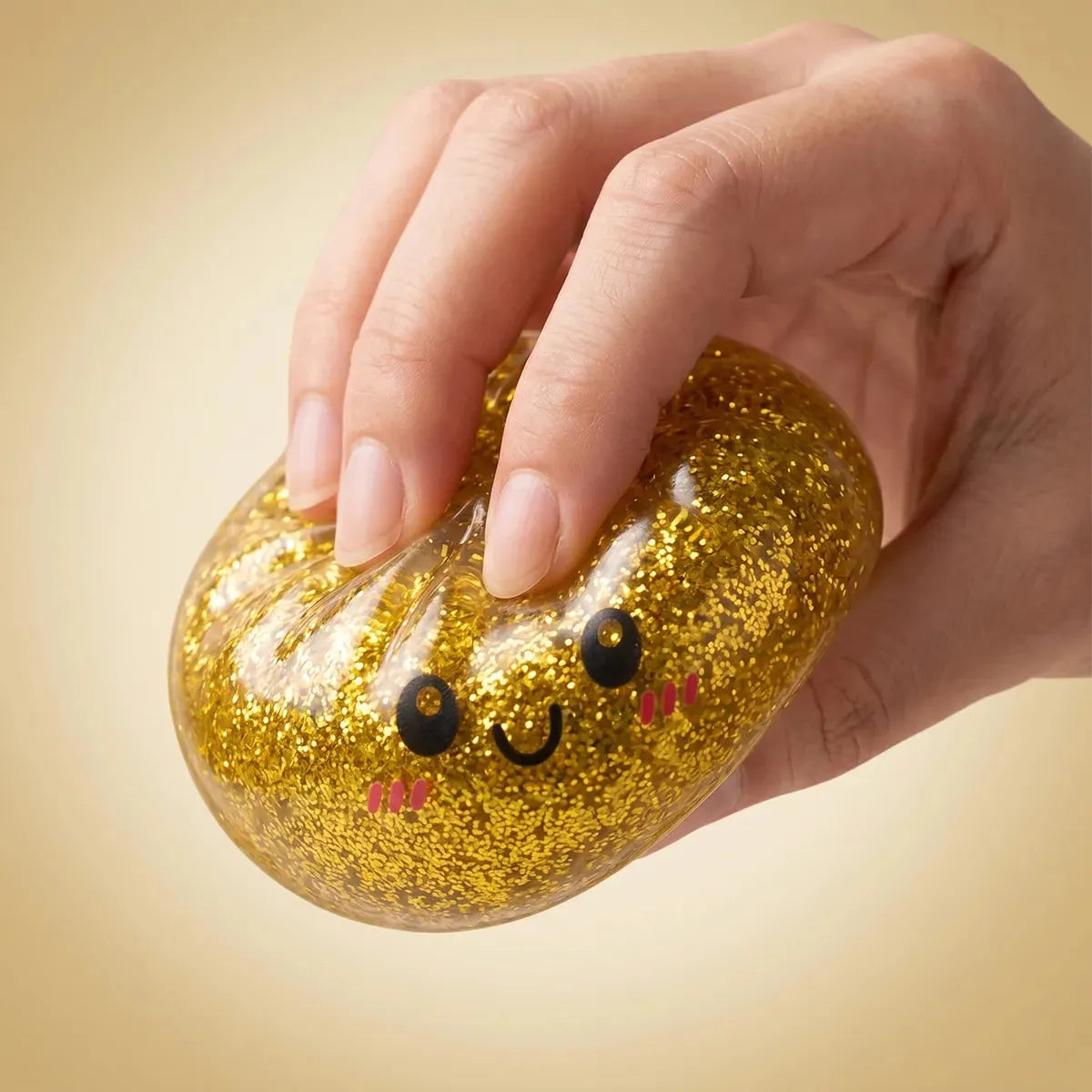 Sparkle Glitter Dumpling Squishy Set 6 Pieces