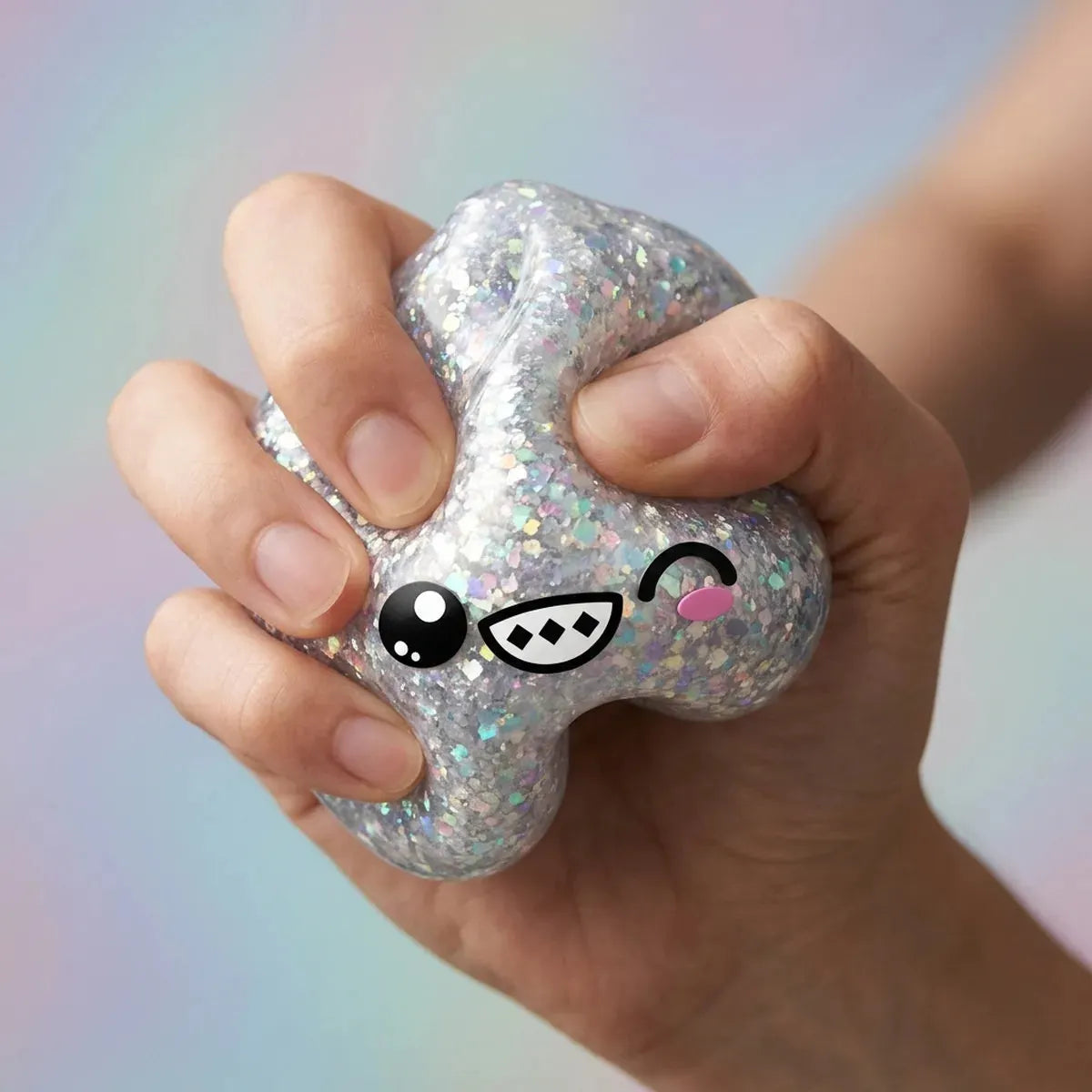 Shimmer Rare Silver Dumpling Squishy