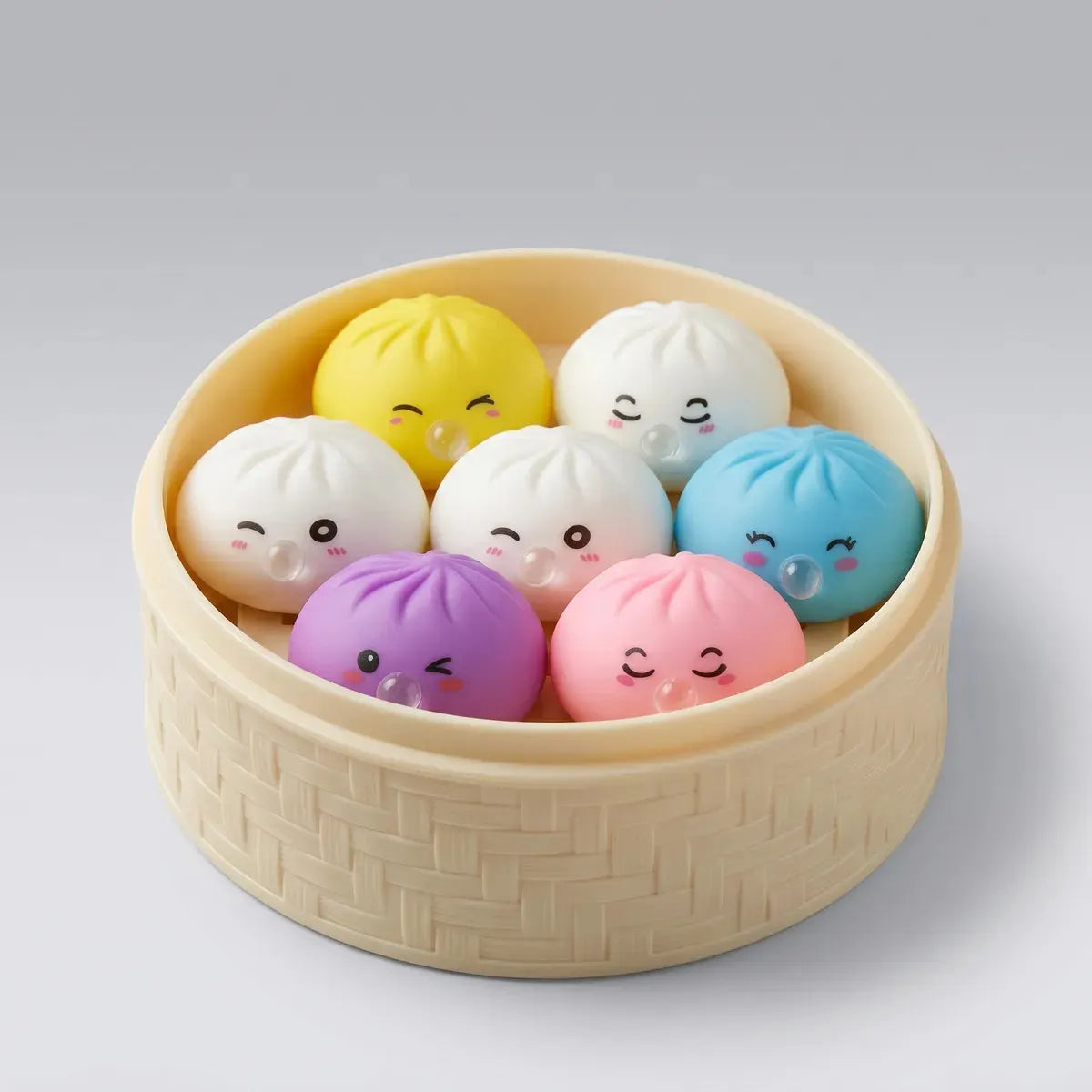 Mystery Dumpling Squishy Toys Bubble Blow