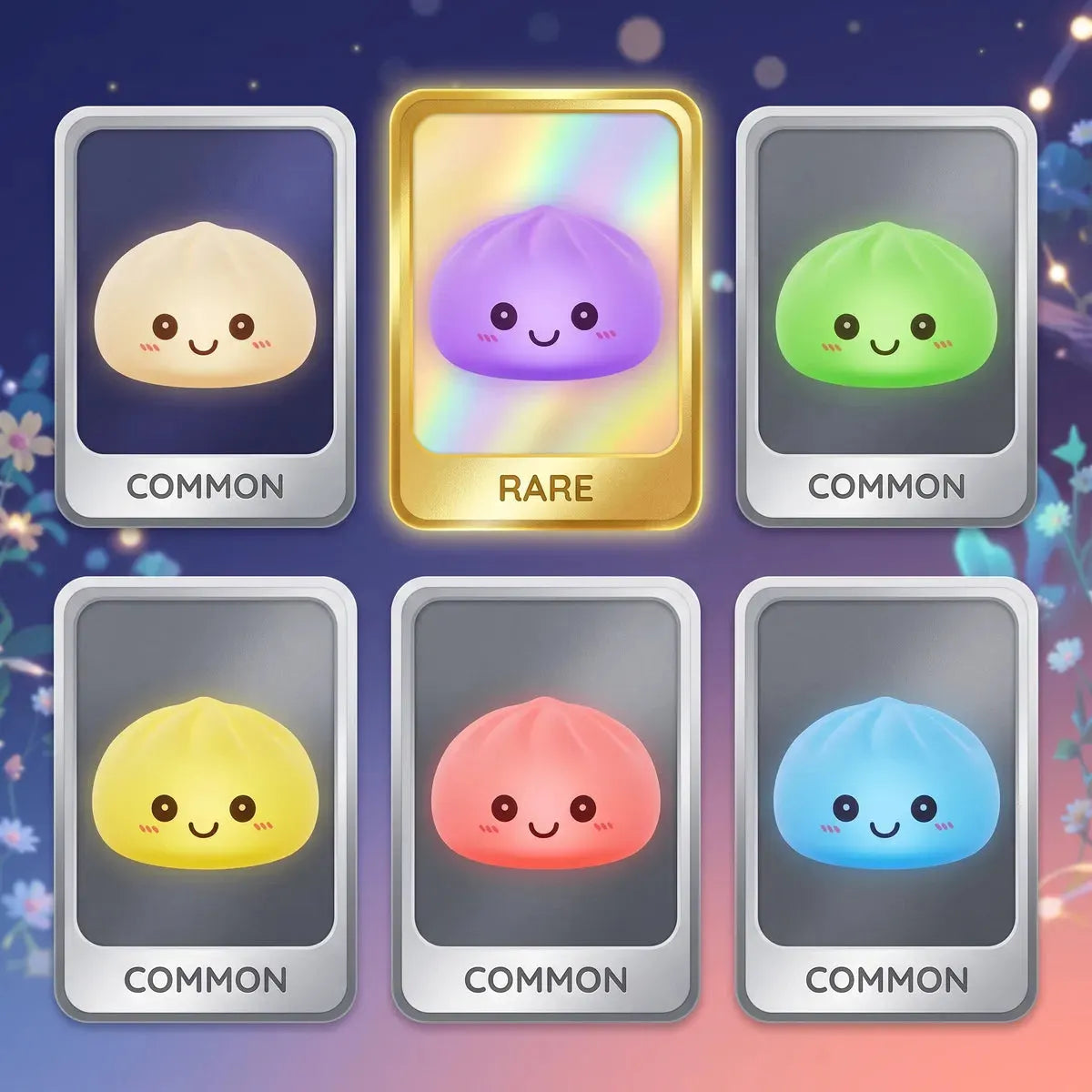 Glow Mystery Squishy Dumpling Night Light