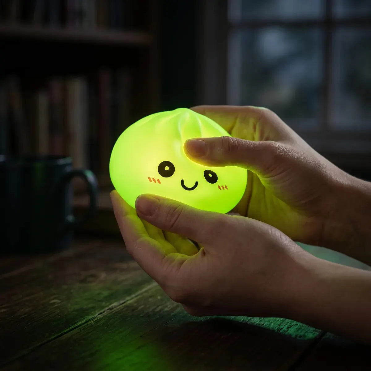 Glow Green Squishy Dumpling Light
