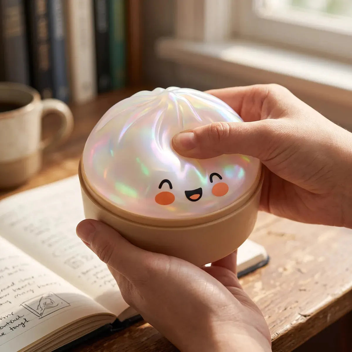 Cloud White Unique Dumpling Squishy