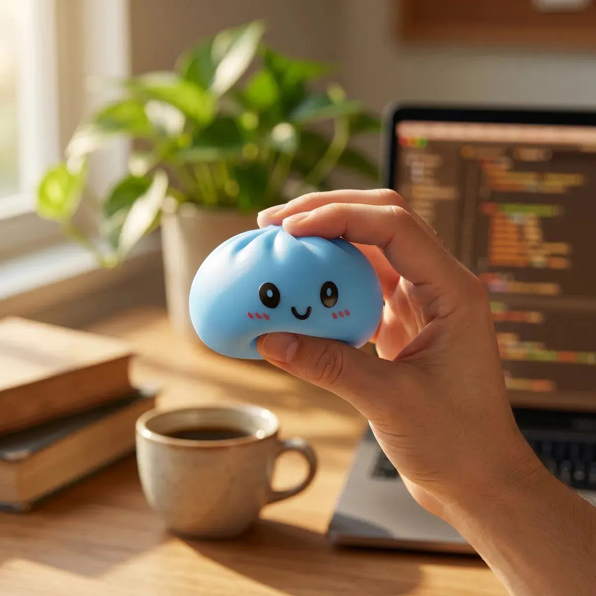 Ocean Blue Dumpling Squishy