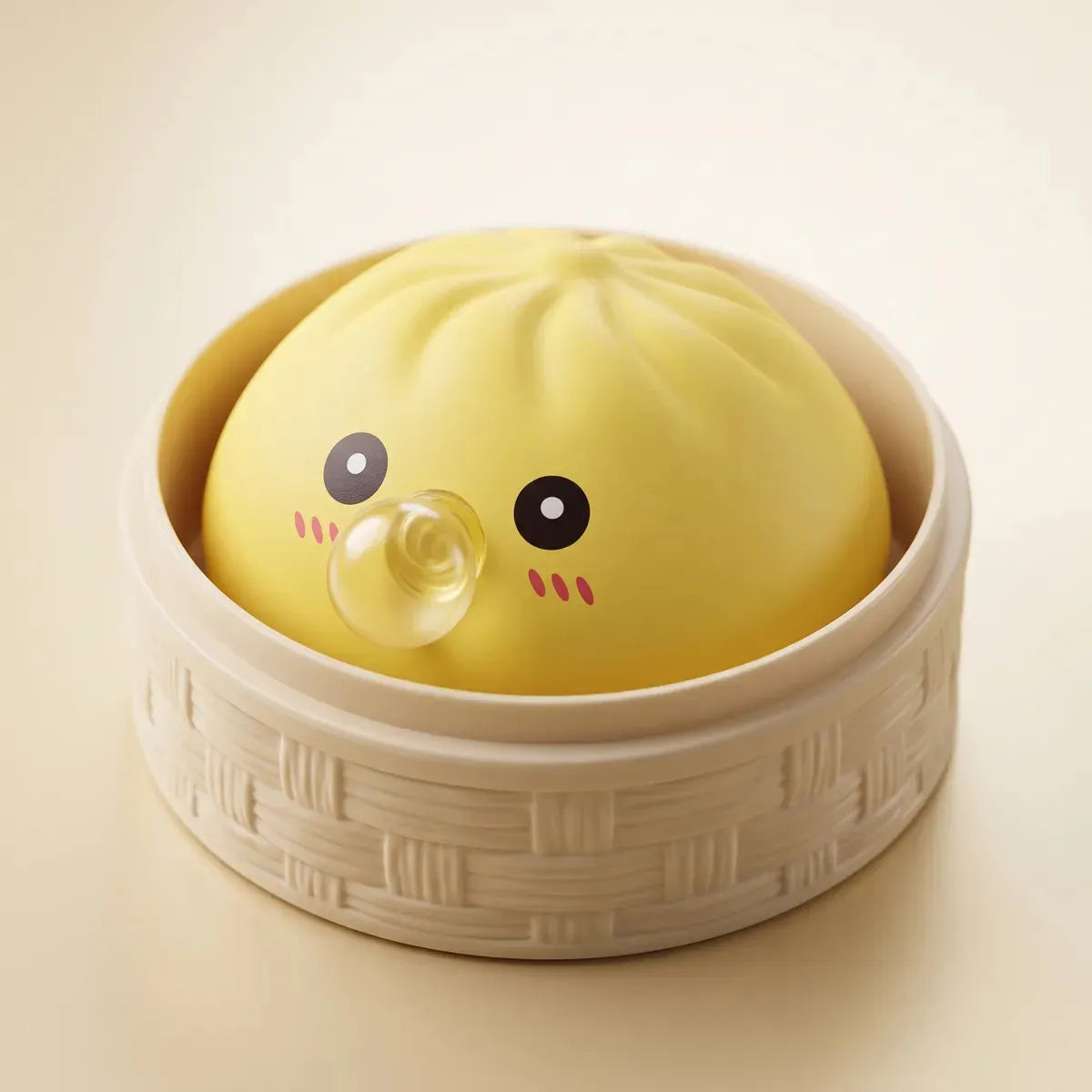 Jumbo Yellow Blow Dumpling Squishy