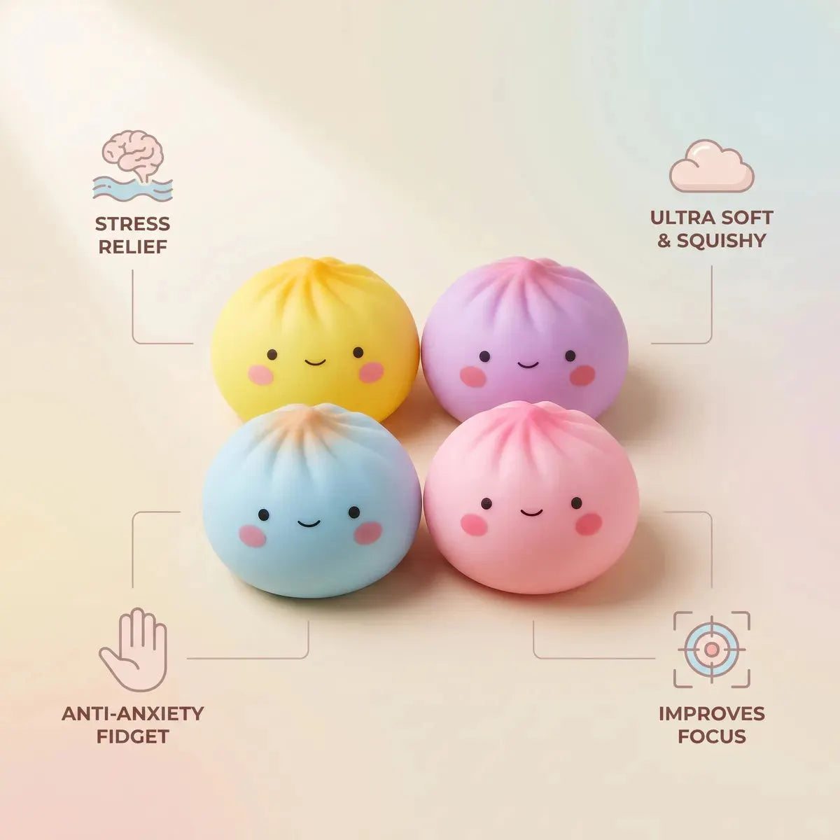 Surprise Mini Dumpling Squishy Toy Blind Bag