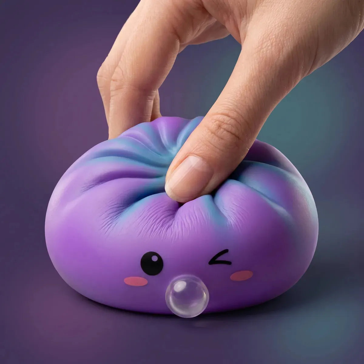 Cosmic Purple Rare Blow Dumpling Squishy