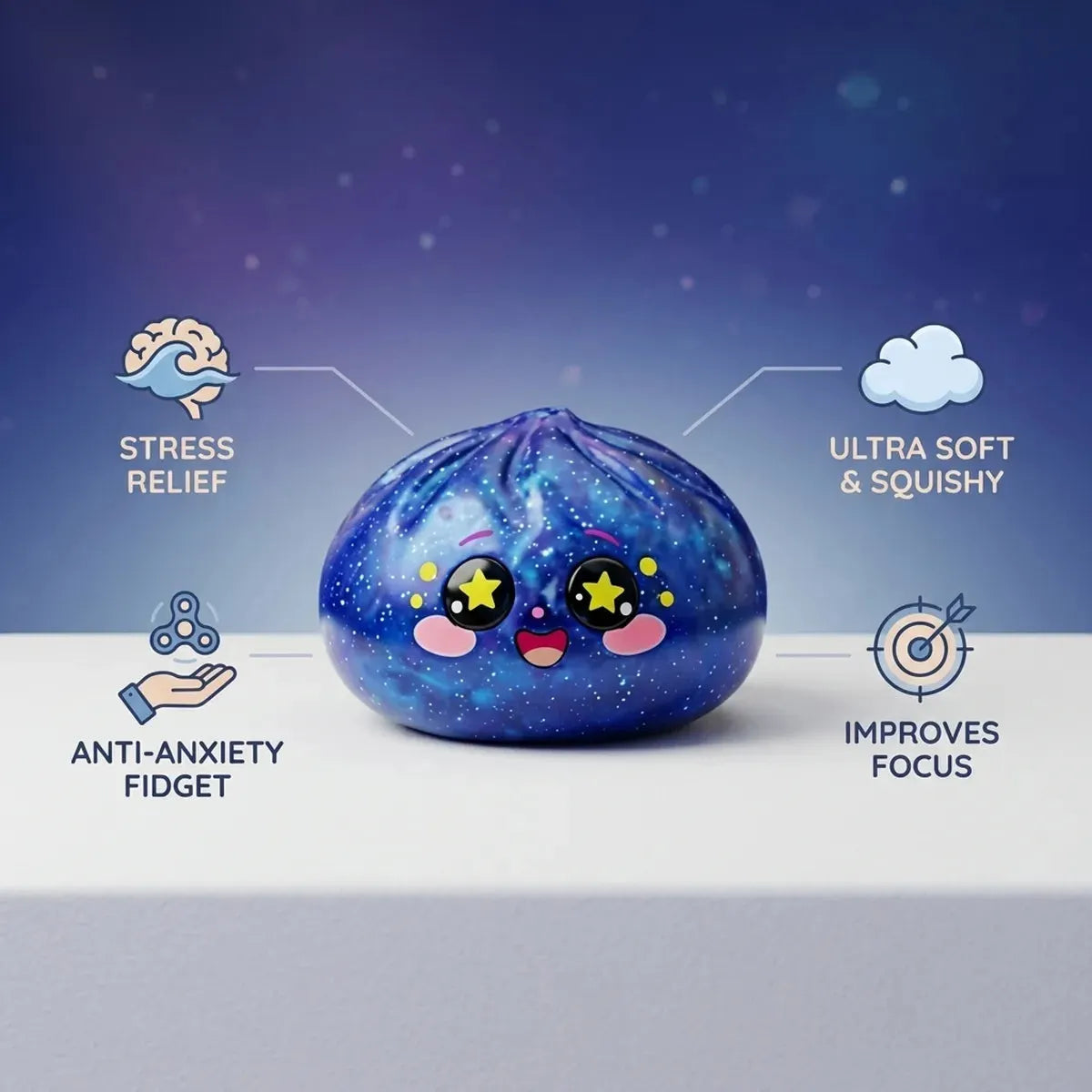 Cosmic Galaxy Dumpling Squishy