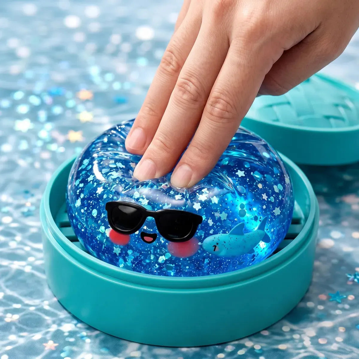 Cool Sparkle Sunglasses Dumpling Squishy