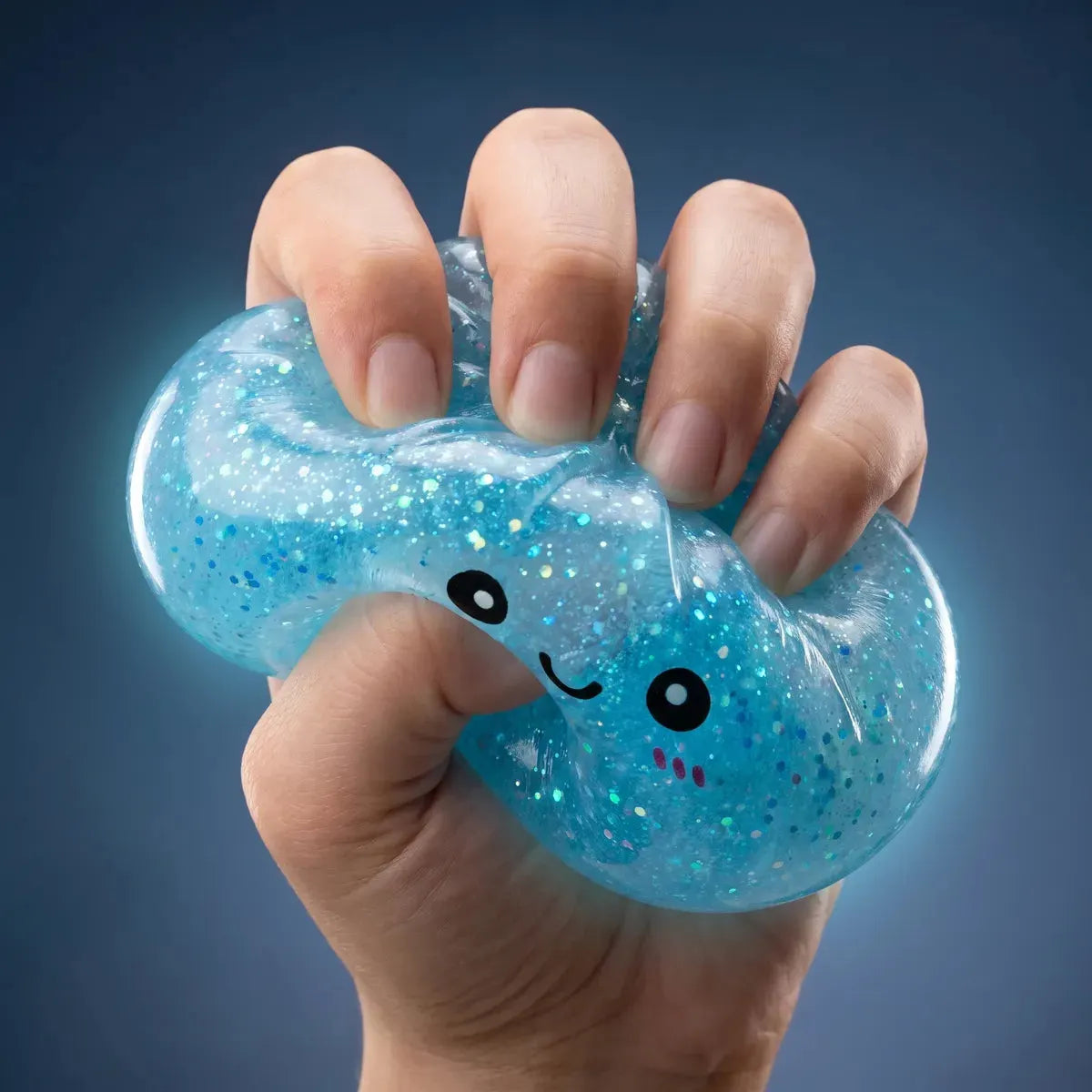 Mystery Glow In Dark Glitter Dumpling Squishy Blind Box